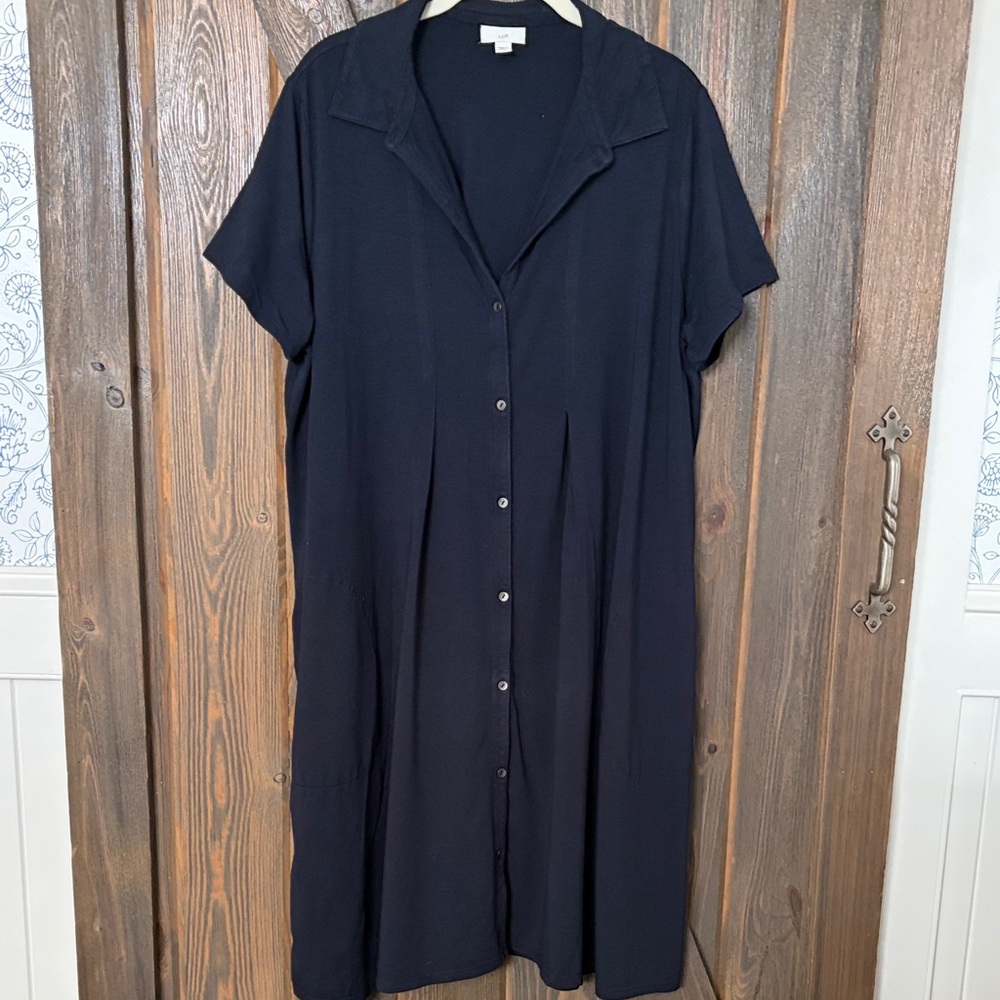 J. Jill Navy Knit Dress